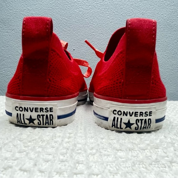 Size 7 37.5 CONVERSE Red Shoreline Low Top Sneakers Stretch Elastic RRP $120 - Picture 7 of 8